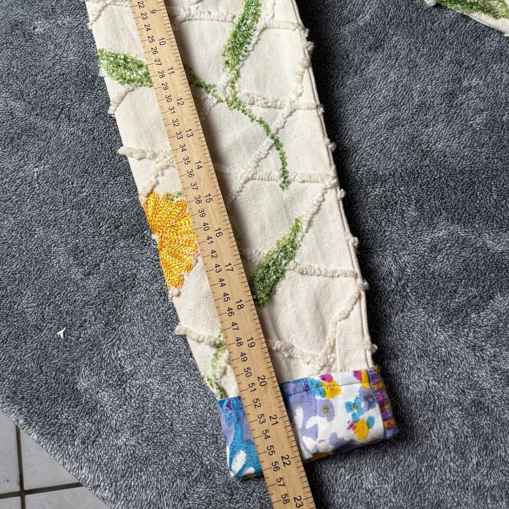 Vintage Tantrums Floral Embroidered Cotton Jacket Boho Artwear Size S India Y2K - Picture 12 of 12